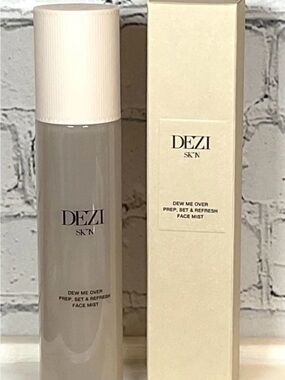 NEW IN BOX DEZI SKIN Dew Me Over Prep Set & Refresh Face Mist 4 fl oz/120ml